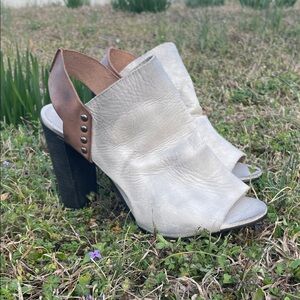 Free People Picture This Leather Heels